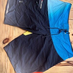 Billabong Blue and Black Swim Board Shorts